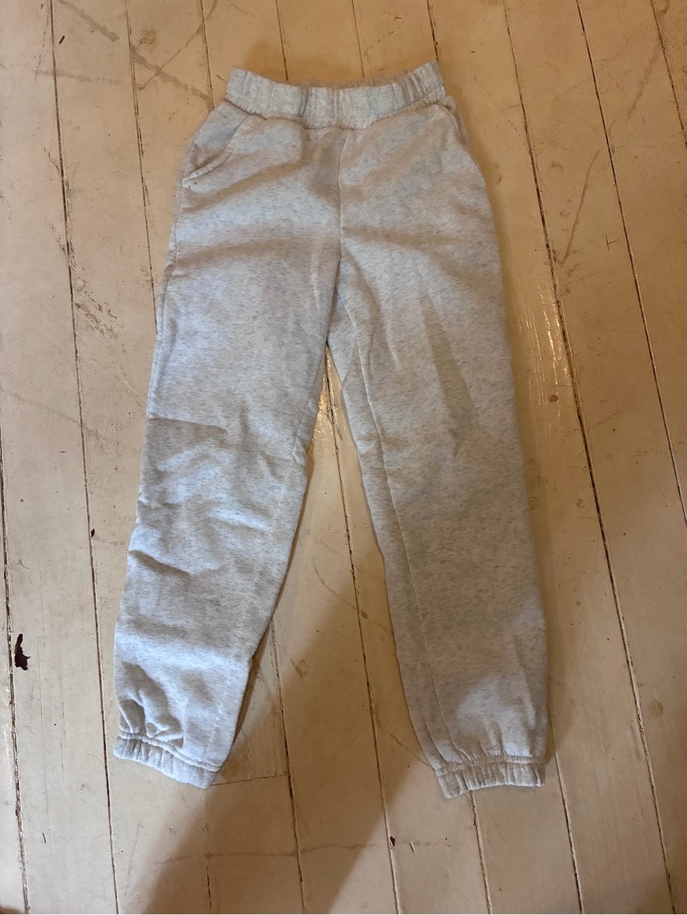Moral Society Light Heather Grey Jogger-Style Sweatpants
